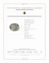 4.55 Ct. Grey Cabochon Tourmaline from Mozambique Scan Report