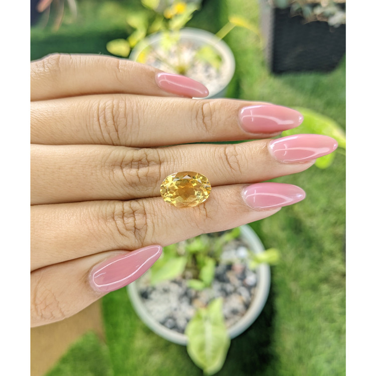 5.93 Ct. Citrine from Brazil