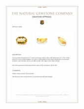 4.77 Ct. Citrine from Brazil Appraisal