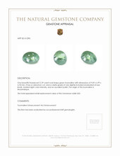 2.39 Ct. Cabochon Tourmaline from Mozambique Appraisal