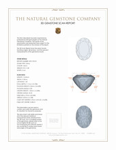 5.28 Ct. Citrine from Brazil 3 D Scan Report