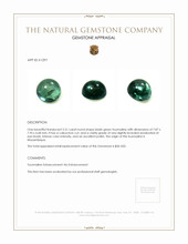 2.51 Ct. Cabochon Tourmaline from Mozambique Appraisal
