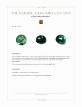 2.51 Ct. Cabochon Tourmaline from Mozambique Appraisal