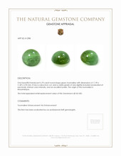 6.70 Ct. Cabochon Tourmaline from Mozambique Appraisal