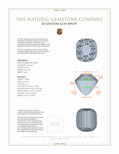 10.02 Ct. Tourmaline from Afghanistan 3 D Scan Report