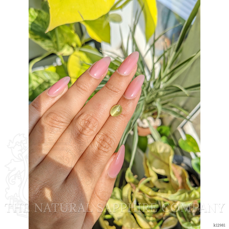 2.94 Ct. Cabochon Chrysoberyl from Ceylon (Sri Lanka)