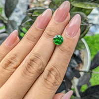 2.02 Ct. Tsavorite Garnet from South Africa Life Style