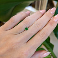 0.36 Ct. Tsavorite Garnet Life Style