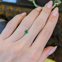 0.36 Ct. Tsavorite Garnet Life Style