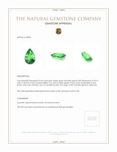 0.44 Ct. Tsavorite Garnet Appraisal