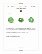 2.48 Ct. Cabochon Tourmaline from Mozambique Appraisal