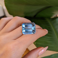 22.23 Ct. Aquamarine from Brazil Life Style