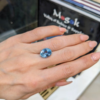 4.01 Ct. Aquamarine from Brazil Life Style