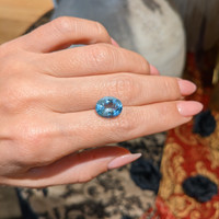 4.01 Ct. Aquamarine from Brazil Life Style