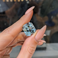 14.58 Ct. Aquamarine from Brazil Life Style