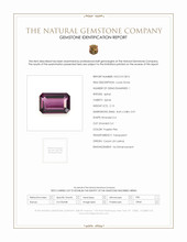 2.13 Ct. Spinel from Ceylon (Sri Lanka) Scan Report