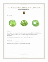 7.09 Ct. Cabochon Tourmaline from Mozambique Appraisal