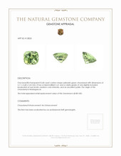 0.68 Ct. Chrysoberyl from Madagascar Appraisal