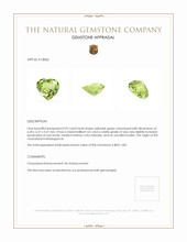 0.92 Ct. Chrysoberyl from Madagascar Appraisal