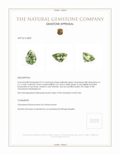0.75 Ct. Chrysoberyl from Madagascar Appraisal