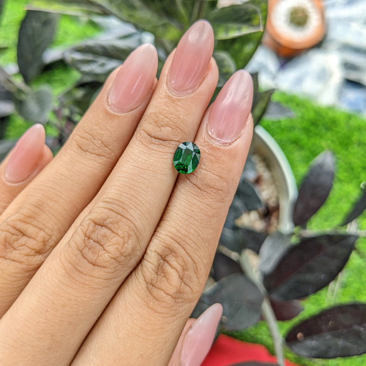 1.79 Ct. Tsavorite Garnet from Tanzania