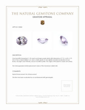 1.20 Ct. Spinel from Ceylon (Sri Lanka) Appraisal