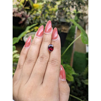 3.38 Ct. Garnet from Ceylon (Sri Lanka) Life Style