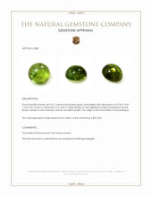 4.77 Ct. Cabochon Tourmaline from Mozambique Appraisal