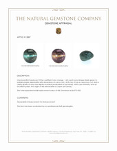 1.68 Ct. Cabochon Alexandrite from Ceylon (Sri Lanka) Appraisal