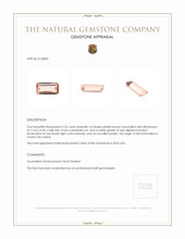 2.25 Ct. Tourmaline from Ceylon (Sri Lanka) Appraisal