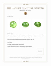 3.30 Ct. Cabochon Tourmaline from Mozambique Appraisal