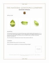 0.92 Ct. Sphene (Titanite) from Madagascar Appraisal