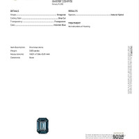 3.53 Ct. Spinel from Ceylon (Sri Lanka) Scan Report