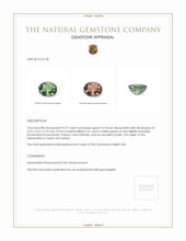 0.37 Ct. Alexandrite from Ceylon (Sri Lanka) Appraisal