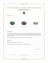0.29 Ct. Alexandrite from Ceylon (Sri Lanka) Appraisal