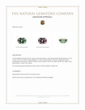 0.29 Ct. Alexandrite from Ceylon (Sri Lanka) Appraisal