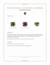 0.47 Ct. Alexandrite from Ceylon (Sri Lanka) Appraisal