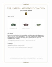 0.25 Ct. Alexandrite from Ceylon (Sri Lanka) Appraisal