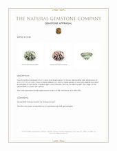 0.51 Ct. Alexandrite from Ceylon (Sri Lanka) Appraisal