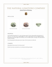 0.51 Ct. Alexandrite from Ceylon (Sri Lanka) Appraisal