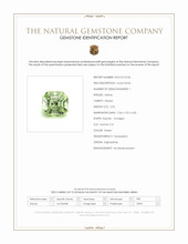 2.53 Ct. Green (Lime Green) Peridot from Afghanistan Scan Report