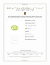 1.26 Ct. Chrysoberyl from Ceylon (Sri Lanka) Scan Report