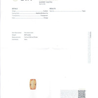 8.87 Ct. Precious Topaz from Brazil Scan Report