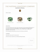 0.83 Ct. Alexandrite from Ceylon (Sri Lanka) Appraisal