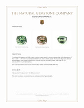 0.83 Ct. Alexandrite from Ceylon (Sri Lanka) Appraisal
