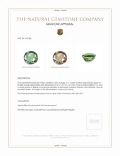 0.71 Ct. Alexandrite from Ceylon (Sri Lanka) Appraisal