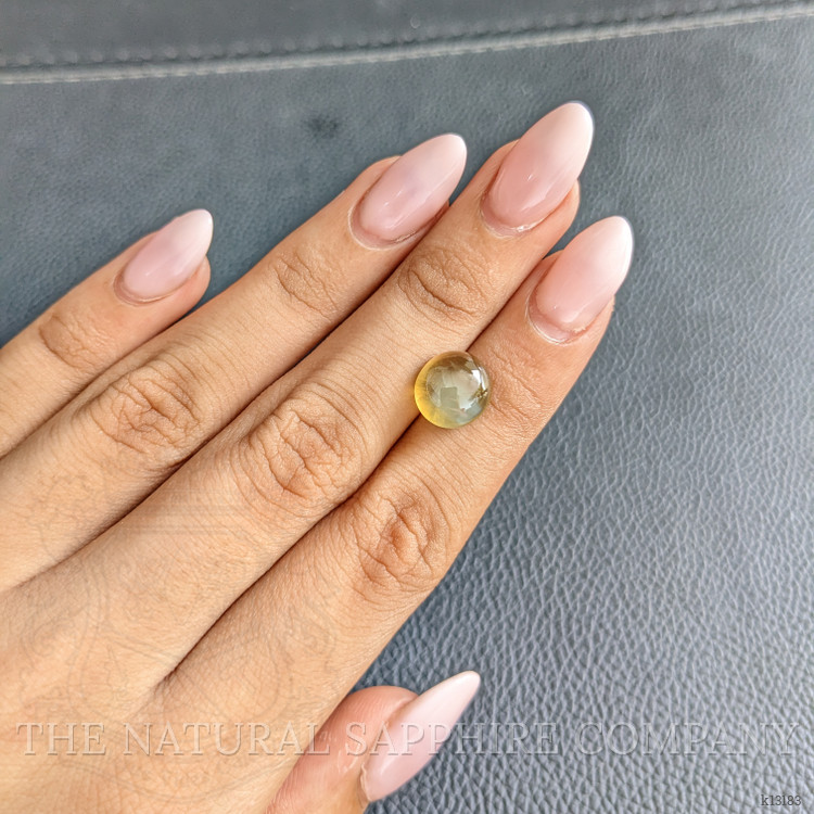 7.01 Ct. Cabochon Chrysoberyl from Ceylon (Sri Lanka)