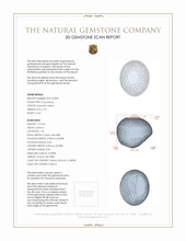 2.79 Ct. Chrysoberyl from Ceylon (Sri Lanka) 3 D Scan Report