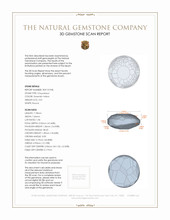 2.01 Ct. Chrysoberyl from Ceylon (Sri Lanka) 3 D Scan Report