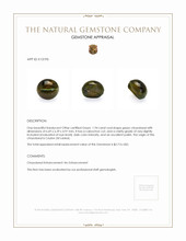 1.94 Ct. Chrysoberyl from Ceylon (Sri Lanka) Appraisal
